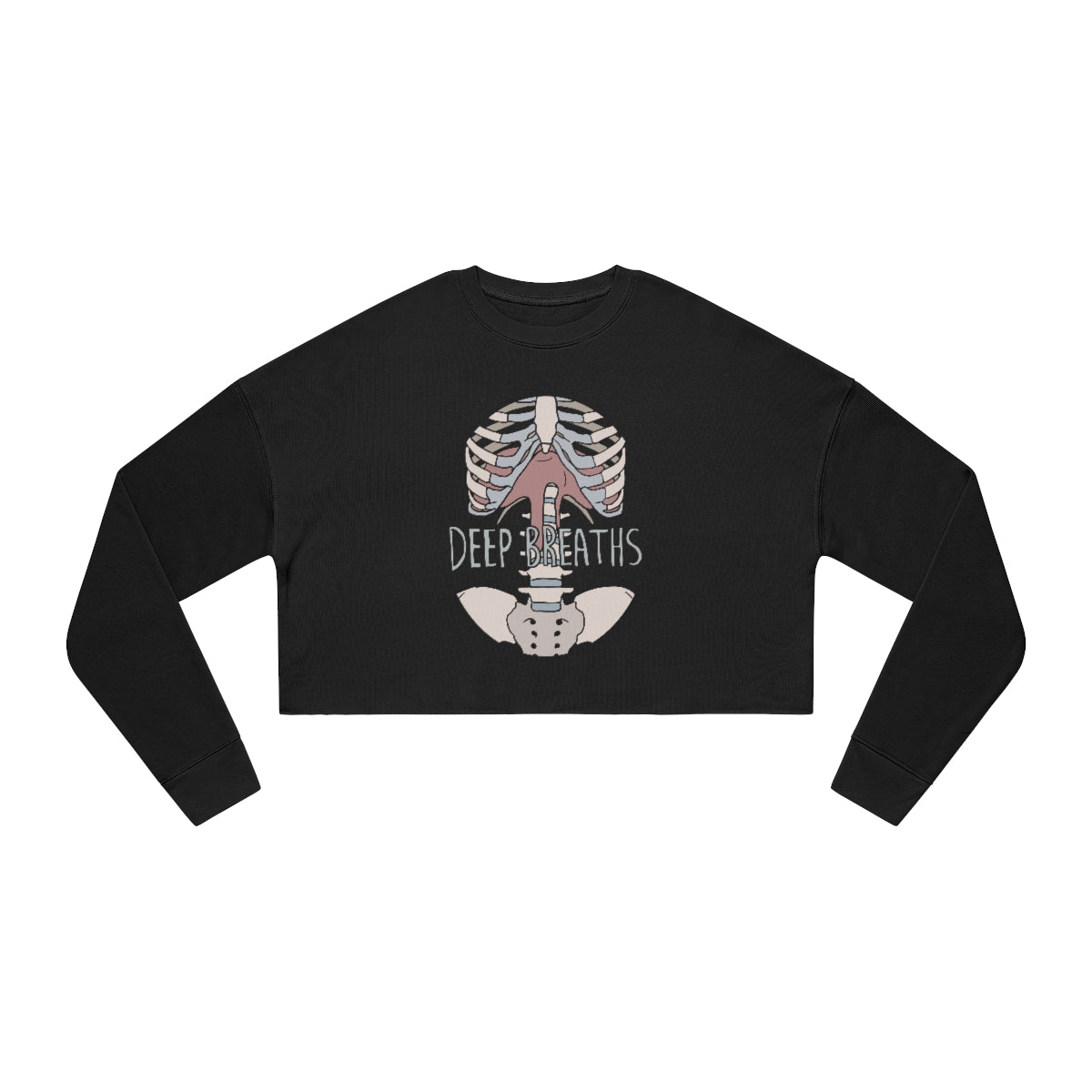 “Deep Breaths” Cropped Sweatshirt