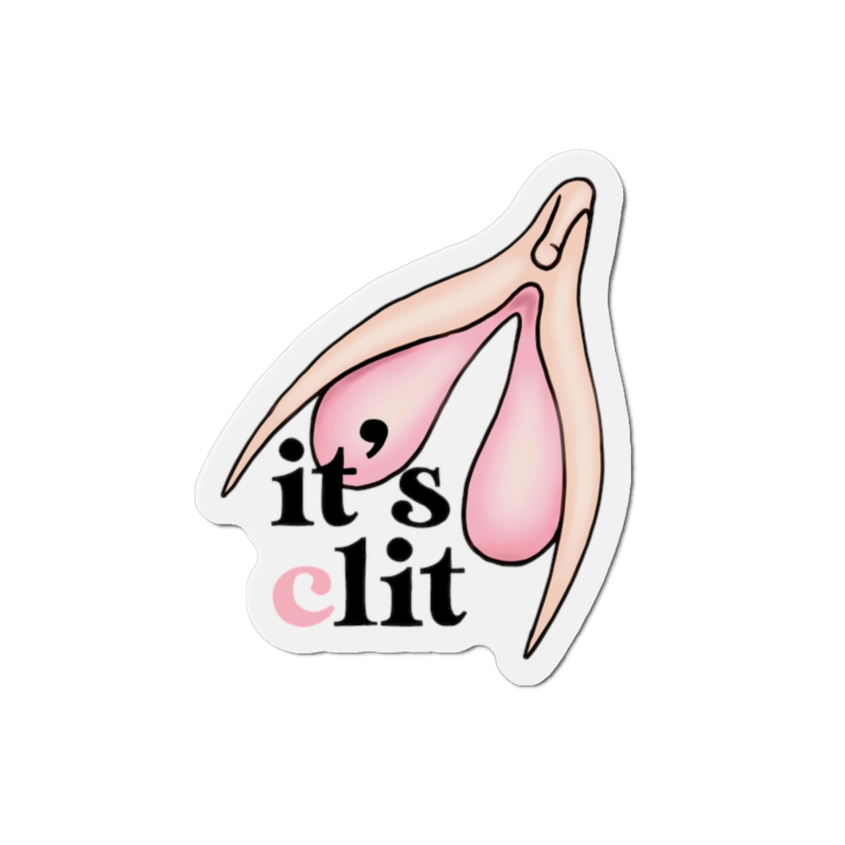 “It’s (c)lit” Magnet (Pink)